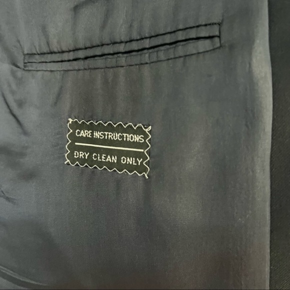 Giorgio Armani for Boyd’s Mens Pinstripe Sport Coat in Navy Sz Approx 44R - Picture 10 of 11